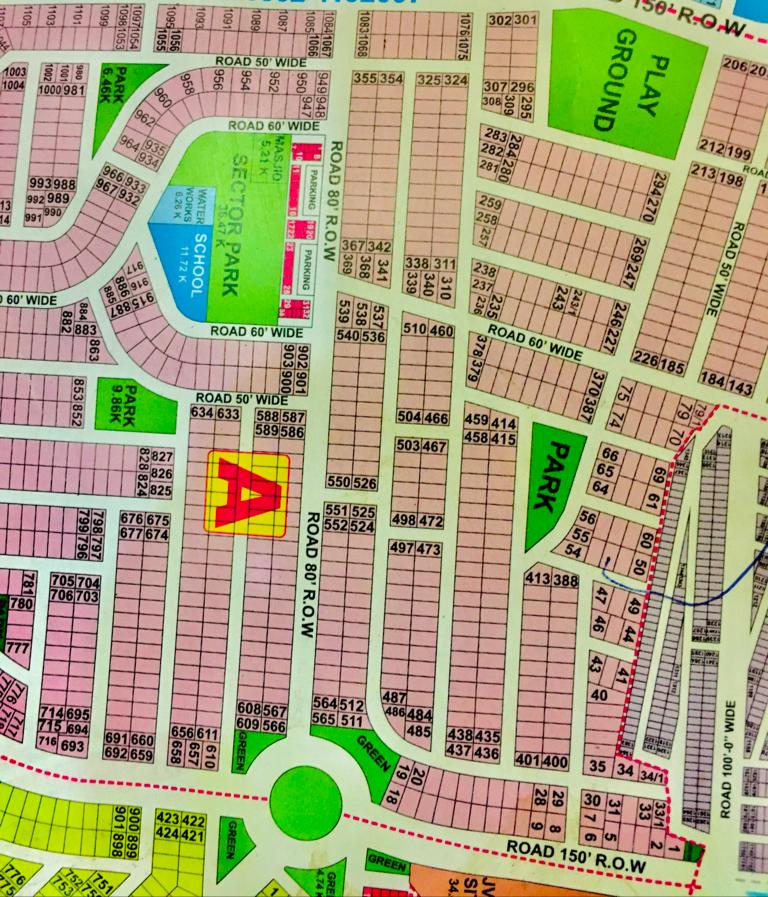 DHA Phase 9  Prism A Block plot no 565 For Sale